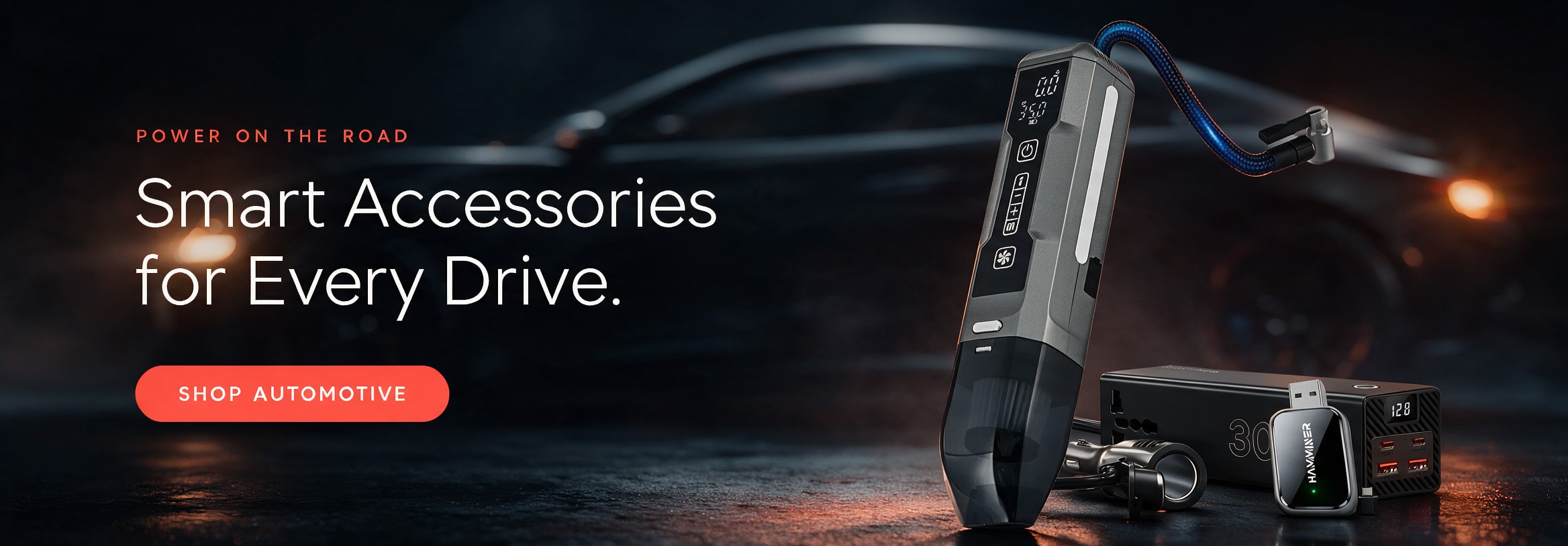 Power On The Road — Smart Accessories for Every Drive. Shop automotive.
