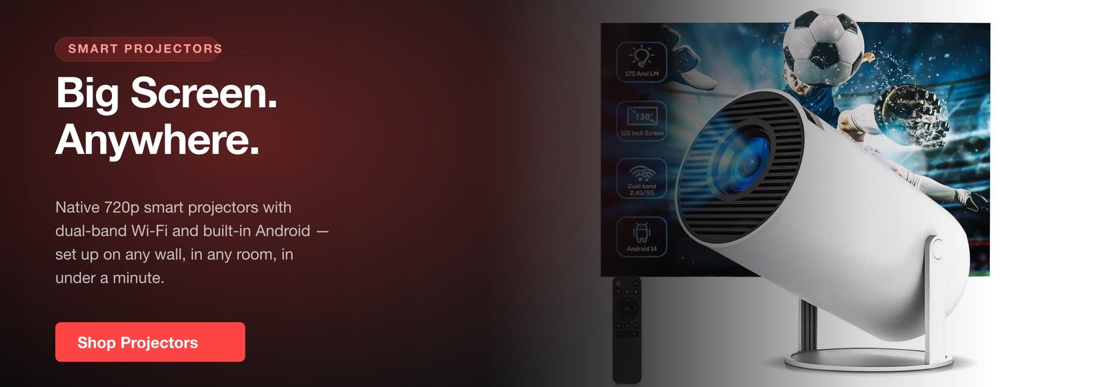 Smart Projectors: Big Screen. Anywhere.