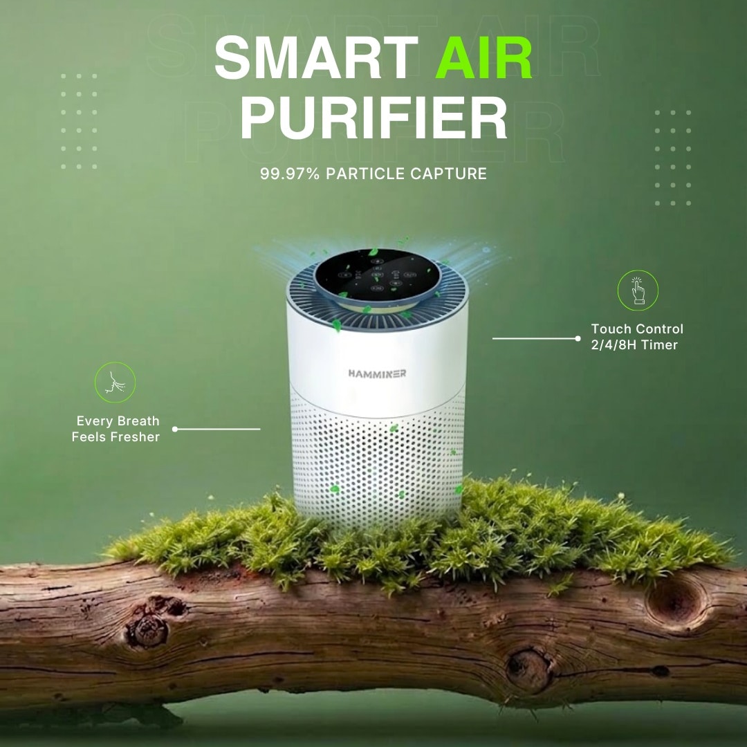 Meet the HAMMINER Smart Air Purifier